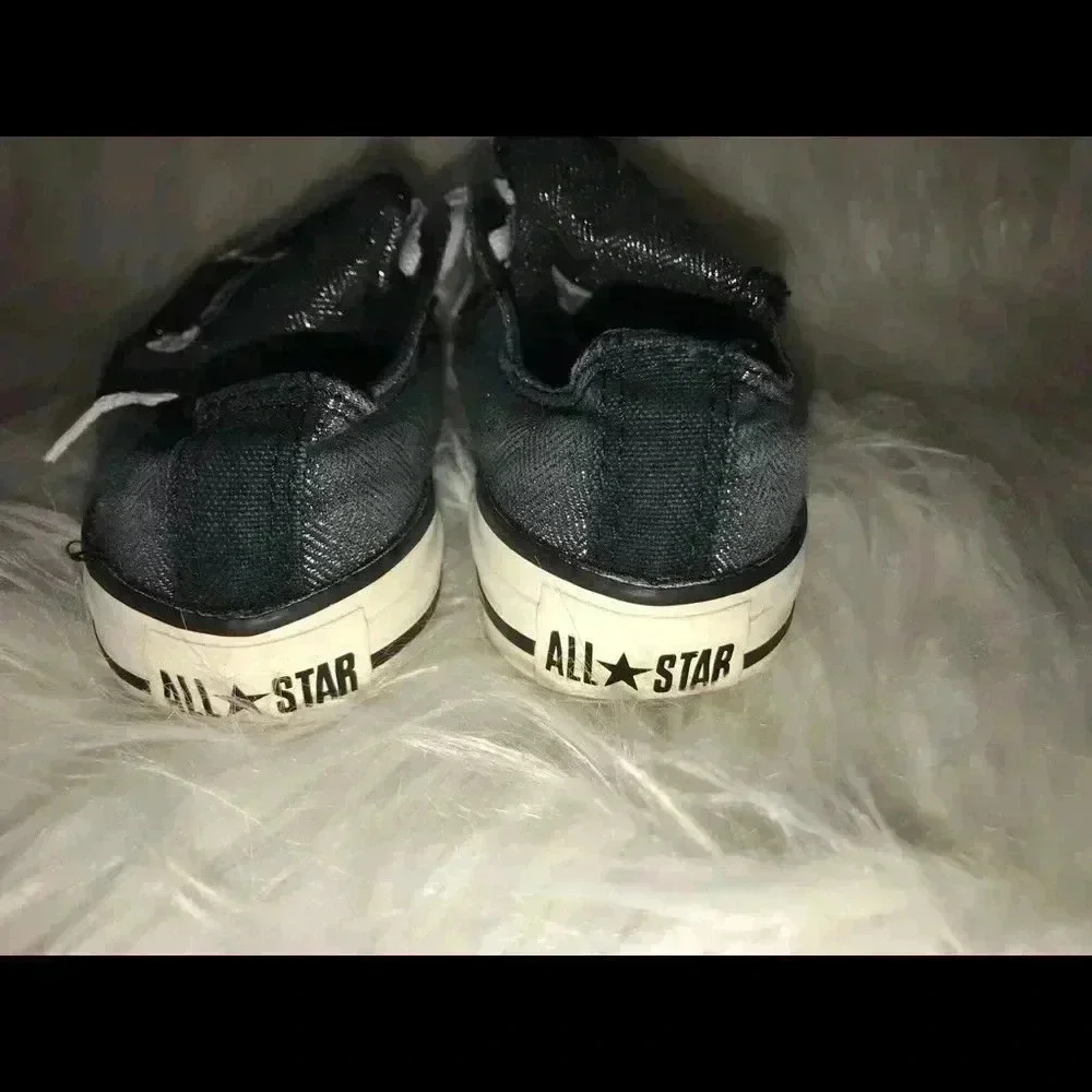 CONVERSE ALL STAR NAVY/SILVER SIZE 13